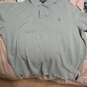 Polo by Ralph Lauren Men's Light Green Polo Shirt